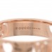 18K Rose Gold Icon Stars Band Ring 49 4.75