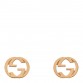 18K Yellow Gold Interlocking G Stud Earrings