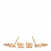 18K Rose Gold Diamond Flora Earrings