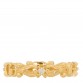 18K Yellow Gold Diamond Flora Band Ring 53 6.25