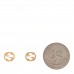 18K Yellow Gold Interlocking G Stud Earrings