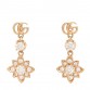 18K Rose Gold Diamond Flora Earrings