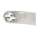 X ADIDAS Sterling Silver Enamel Cuff Bracelet 17 Black