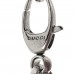 X BALENCIAGA Crystal The Hacker Charm Bracelet Silver Gold