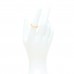 18K Yellow Gold Diamond Flora Band Ring 53 6.25