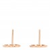 18K Rose Gold GG Tissue Stud Earrings