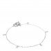 18K White Gold Diamond GG Running Bracelet