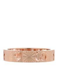 18K Rose Gold Icon Stars Band Ring 49 4.75
