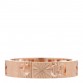 18K Rose Gold Icon Stars Band Ring 49 4.75