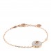 18K Rose Gold Diamond Mother of Pearl GG Bracelet
