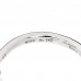 18K White Gold Diamond Flora GG Open Ring 49 5
