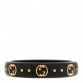 18K Yellow Gold Synthetic Corundum Icon Ring 51 5.75 Black