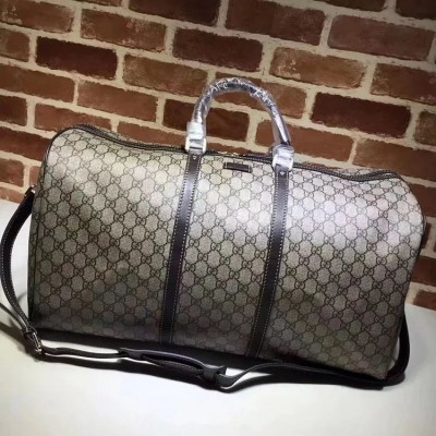 GG Top Quality 206500 GG Sup Men Luggage Tote Bag Brown