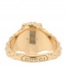 18K Yellow Gold Diamond Amethyst Lion Head Ring 52 6
