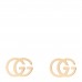 18K Yellow Gold Running G Stud Earrings