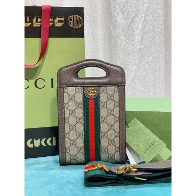 GC444 Ophidia top handle mini bag / 5.5″W x 9″H x 1.8″D