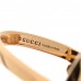 18K Yellow Gold Diamond Running G Cross Ring 50 5.25