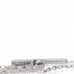 18K White Gold Diamond GG Running Bracelet