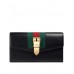 GG Sylvie leather continental wallet 476084