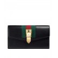 GG Sylvie leather continental wallet 476084