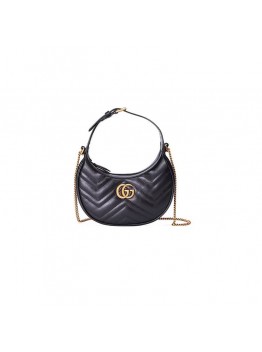 GG Marmont half-moon-shaped mini bag