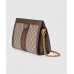 GG Ophidia GG small shoulder bag 503877 Dark Coffee