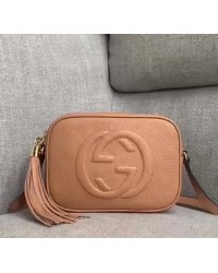 GC427 Rose Beige Leather Soho Small Disco Bag / HIGHEST QUALITY VERSION