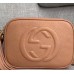 GC427 Rose Beige Leather Soho Small Disco Bag / HIGHEST QUALITY VERSION
