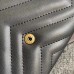 GC434 GG Marmont matelassé mini bag / 8″W x 5″H x 2.5″D