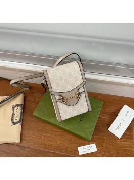 GC435 Horsebit 1955 mini bag / 4.5″W x 6.7″H x 1.6″D