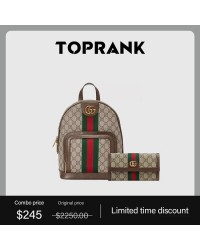 Ophidia GG small backpack+GUCCI continental wallet