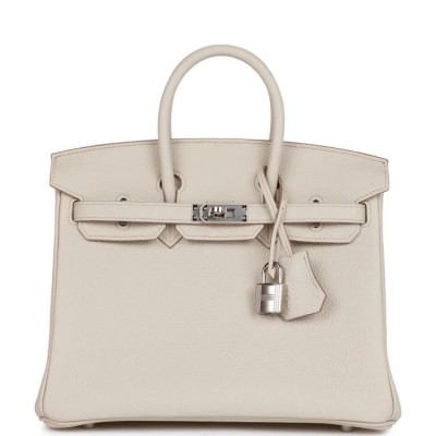 H Birkin 25 Beton Togo Palladium Hardware