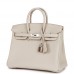 H Birkin 25 Beton Togo Palladium Hardware