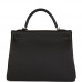 H Kelly Retourne 32cm Black Togo Palladium Hardware