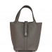 H Picotin Lock 18 Gris Meyer Clemence Palladium Hardware
