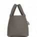 H Picotin Lock 18 Gris Meyer Clemence Palladium Hardware