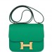 H Constance 18 Vert Jade Epsom Gold Hardware