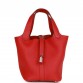 H Picotin Lock 18 Vermillion Clemence Palladium Hardware