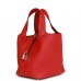 H Picotin Lock 18 Vermillion Clemence Palladium Hardware
