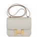 H Constance 18 Gris Perle Swift Gold Hardware