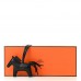 H Milo Lambskin Matte Alligator Touch Grigri Rodeo Horse Bag Charm PM So Black