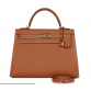 H Kelly Sellier 32 Gold Epsom Gold Hardware