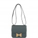 H Constance 18 Bleu Orage Epsom Gold Hardware