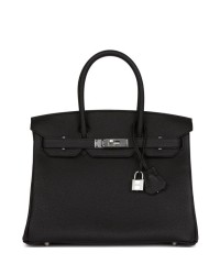 H Birkin 30 Black Togo Palladium Hardware