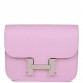 H Constance Slim Wallet Mauve Syestre Epsom Palladium Hardware