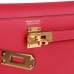 H Kelly Danse Framboise Evercolor Gold Hardware