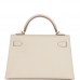 H Kelly Sellier 20 Craie Epsom Gold Hardware