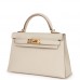 H Kelly Sellier 20 Craie Epsom Gold Hardware