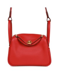 H Mini Lindy Rouge Piment Swift Gold Hardware