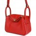 H Mini Lindy Rouge Piment Swift Gold Hardware
